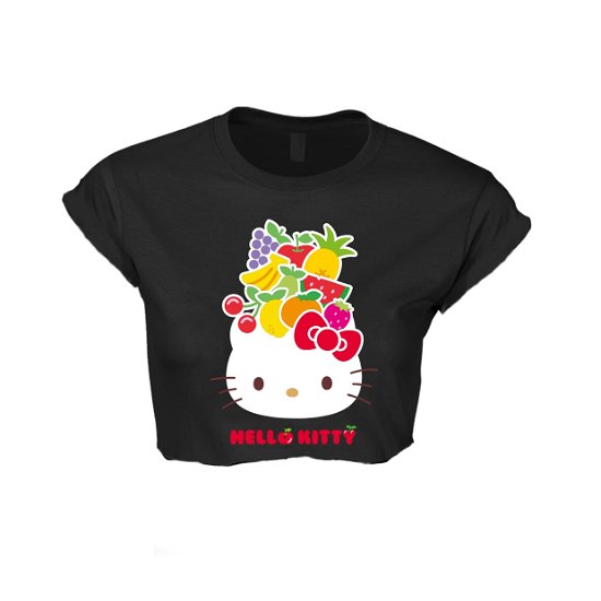 Cover for Hello Kitty · Fruit (Cropped) (T-shirt) [Black edition] (2018)