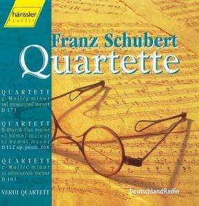Cover for Schubert Franz · Schubert Franz - Verdi Quartett - Quartette D173 - 112 - 103 (CD)