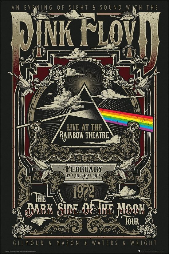 Cover for Großes Poster · PINK FLOYD - Poster Rainbow Theatre (91.5x61) (Legetøj) (2019)
