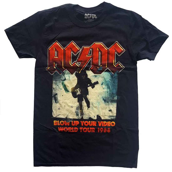 AC/DC Unisex T-Shirt: Blow Up Your Video - AC/DC - Fanituote - Perryscope - 5055979968573 - maanantai 12. joulukuuta 2016