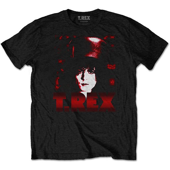 Cover for T-Rex · T-Rex Unisex T-Shirt: Marc Top Hat (T-shirt) [size S] [Black - Unisex edition]