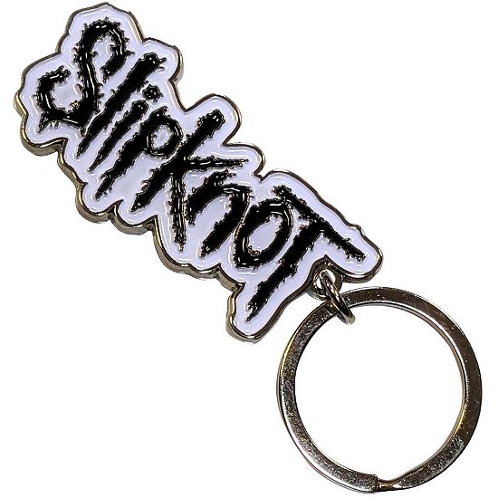 Cover for Slipknot · Slipknot  Keychain: Black Logo White Border (MERCH)