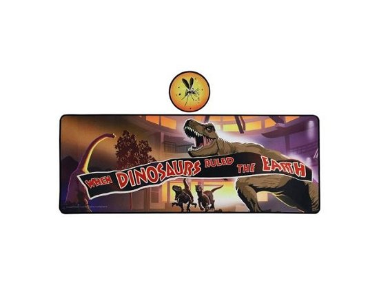 Xl Desktop Mat + 1 Coaster - Jurassic Park - Merchandise -  - 5060948292573 - 