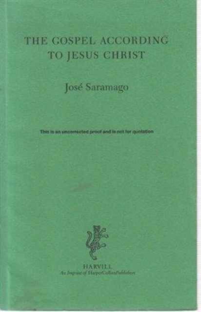 Cover for Jose Saramago · The Gospel According to Jesus Christ (Taschenbuch) (1993)