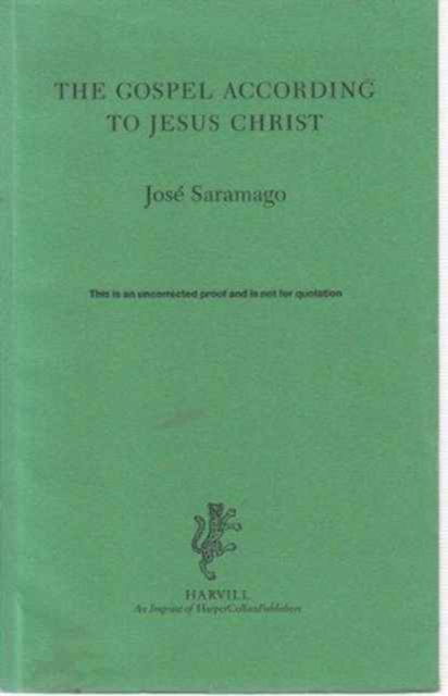 Cover for Jose Saramago · The Gospel According to Jesus Christ (Paperback Book) (1993)