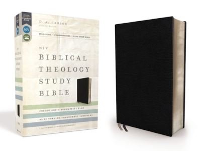 Cover for Zondervan · NIV, Biblical Theology Study Bible, Bonded Leather, Black, Comfort Print Follow God's Redemptive Plan as It Unfolds throughout Scripture (Lederbuch) (2018)