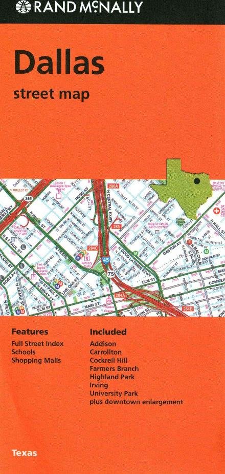 Cover for Rand Mcnally · Rand Mcnally: Folded Map: Dallas Street Map (Landkarten) [Fol Map edition] (2017)