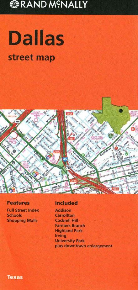 Cover for Rand Mcnally · Rand Mcnally: Folded Map: Dallas Street Map (Map) [Fol Map edition] (2017)