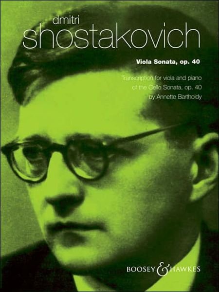 Cover for Dmitri Shostakovich · Viola Sonata Op 40 (Paperback Book) (2004)