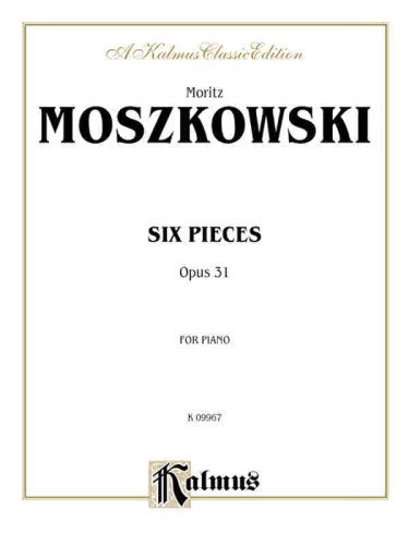 Cover for Moritz · Six Pieces, Op. 31 (Paperback Book) [Kalmus edition] (1990)