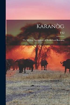 Cover for F. L. L. 1862-1934 Griffith · Karanòg (Book) (2022)