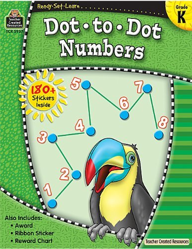 Cover for Teacher Created Resources Staff · Ready-set-learn: Dot-to-dot Numbers Grd K (Paperback Bog) (2007)