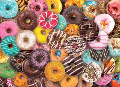 Cover for Peter Pauper Press Inc. · Donuts 500 Piece Jigsaw Puzzle (N/A) (2021)