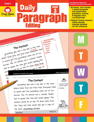 Cover for Barbara Linde · Daily Paragraph Editing, Grade 3 (Paperback Book) (2004)