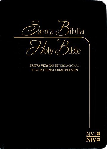 Cover for Biblica · Nvi / Niv Spanish / English Bible - Black Leatherlike (Leather Book) [Multilingual, Lea Blg edition] (2015)