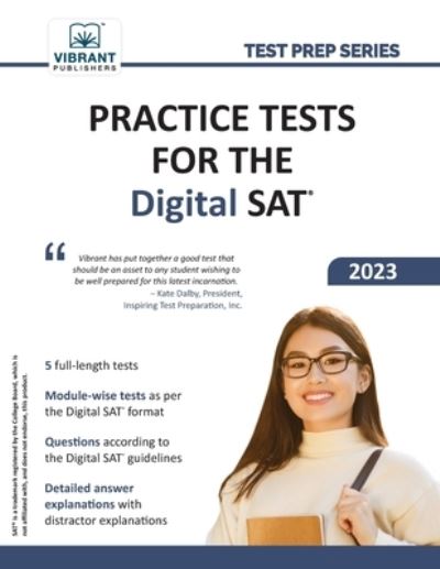 Cover for Vibrant Publishers · Practice Tests for the Digital SAT (Book) (2023)