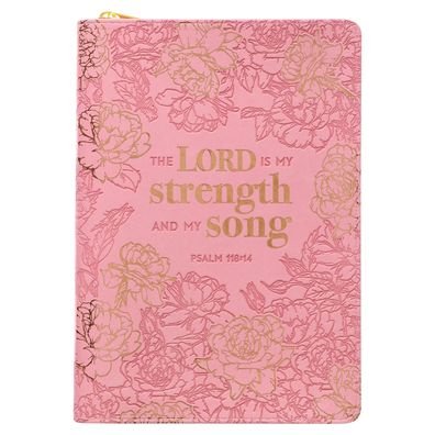 Cover for Christian Art Gifts · Journal Classic Zip My Strength and My Song Psalm 118:14 (Hardcover Book) (2021)