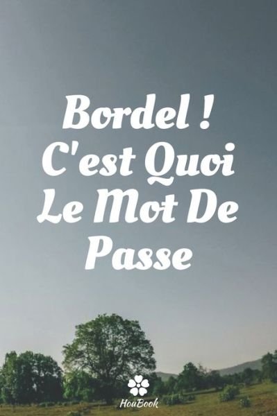 Cover for Mot de Passe Houbook · Bordel, C'est Quoi Le Mot De Passe (Paperback Bog) (2020)