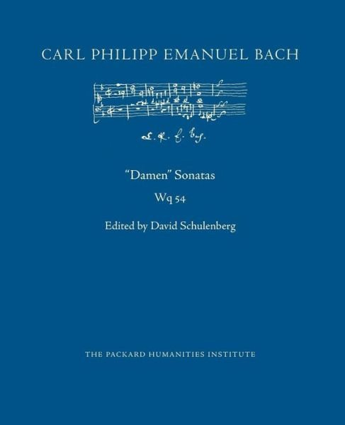 Cover for Carl Philipp Emanuel Bach · &quot;damen&quot; Sonatas, Wq 54 (Paperback Book) (2018)