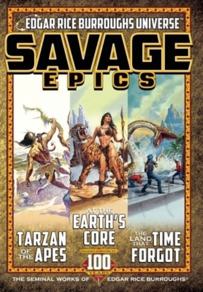 Cover for Edgar Rice Burroughs · Savage Epics (Bok) (2023)