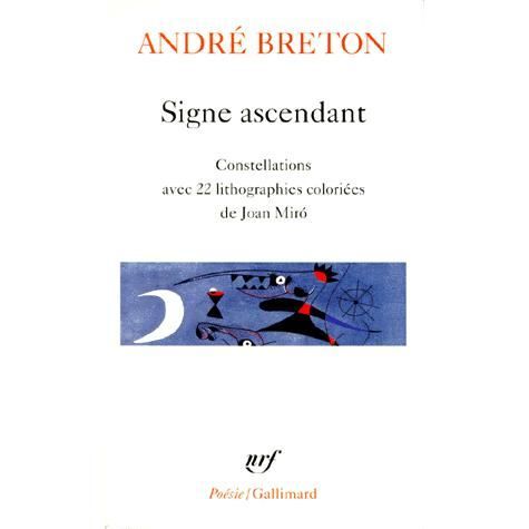 Cover for Andre Breton · Signe Ascend Fat (Poesie / Gallimard) (French Edition) (Paperback Book) [French edition] (1999)