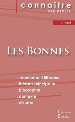 Fiche de lecture Les Bonnes de Jean Genet (analyse litteraire de reference et resume complet) - Jean Genet - Livres - Les Editions Du Cenacle - 9782759309573 - 11 novembre 2022