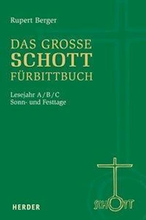 Cover for Berger · Das große SCHOTT-Fürbittbuch,Son (Book)