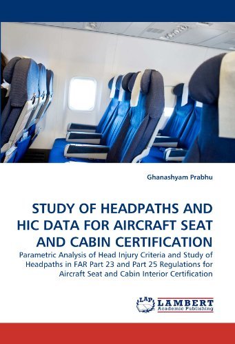 Cover for Ghanashyam Prabhu · Study of Headpaths and Hic Data for Aircraft Seat and Cabin Certification: Parametric Analysis of Head Injury Criteria and Study of Headpaths in Far ... Seat and Cabin Interior Certification (Paperback Book) (2010)