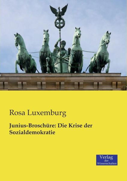 Junius-broschure: Die Krise Der Sozialdemokratie - Rosa Luxemburg - Livros - Verlag der Wissenschaften - 9783957001573 - 20 de novembro de 2019