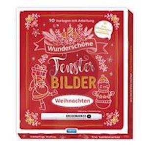 Cover for Trötsch Verlag GmbH &amp; Co. KG · Trötsch Wunderschöne Fensterbilder mit Kreidemarker Mappe mit Vorlagen und Kreidemarker Weihnachten (N/A) (2021)