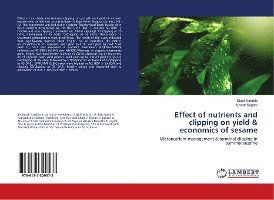 Cover for Kamble · Effect of nutrients and clipping (Book)