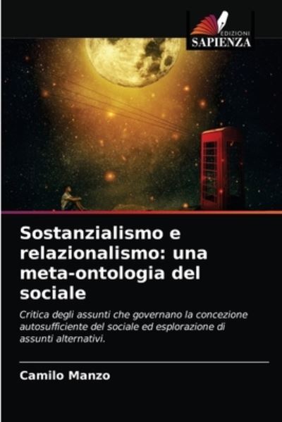 Cover for Camilo Manzo · Sostanzialismo e relazionalismo (Paperback Book) (2021)