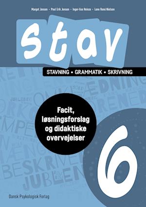 Cover for Inger-Lise Heinze, Lene René Nielsen, Poul Erik Jensen · STAV 6 - Facit, løsningsforslag og didaktiske overvejelser (Taschenbuch) [7. Ausgabe] (2023)