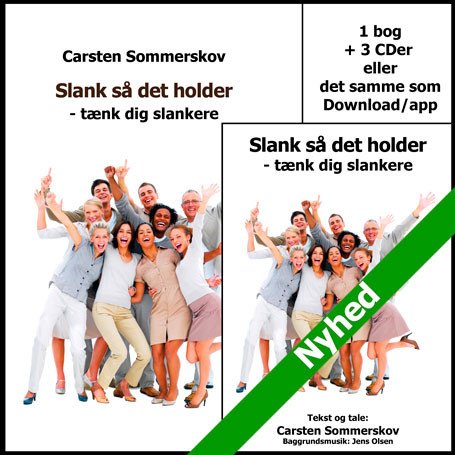 Cover for Carsten Sommerskov · Slank så det holder (Bok/Cd) (2019)