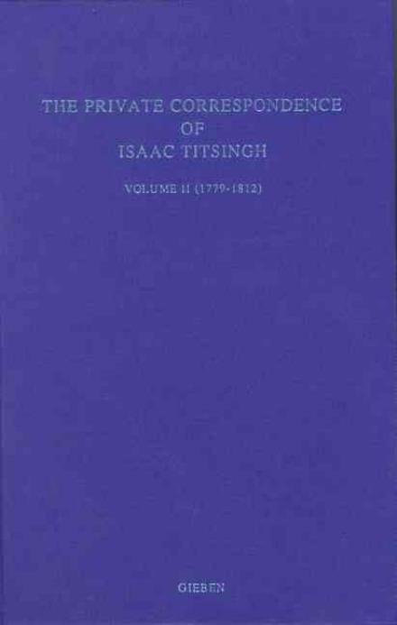 Cover for Frank Lequin · The Private Correspondence of Isaac Titsingh, Volume 2 (1779-1812) (Japonica Neerlandica) (V. 2) (Hardcover bog) (1992)