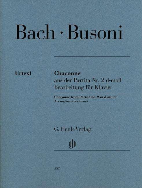 Cover for Bach · Chaconne aus Partita 2,Kl (Book) (2018)