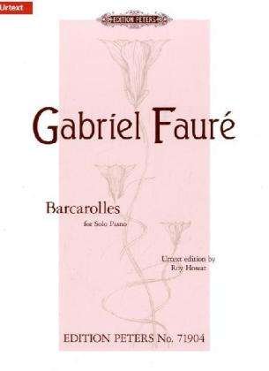 Cover for G. Fauré · Barcarolles (Partituren) (2009)