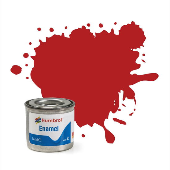 Humbrol No 153 Insignia Red   Matt    Enamel Tinlet  No 1 (14Ml) - Humbrol - Koopwaar - FOX - 0000050724574 - 