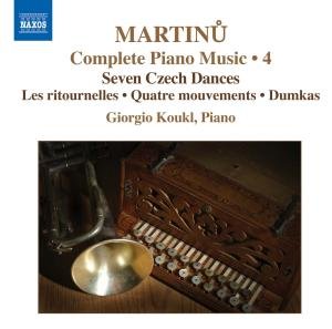Martinucomplete Piano Music 4 - Giorgio Koukl - Musiikki - NAXOS - 0747313021574 - maanantai 26. marraskuuta 2007