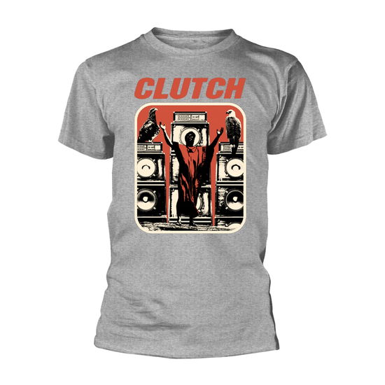 Cover for Clutch · Messiah (Grey) (T-shirt) [size S] [Grey edition] (2021)