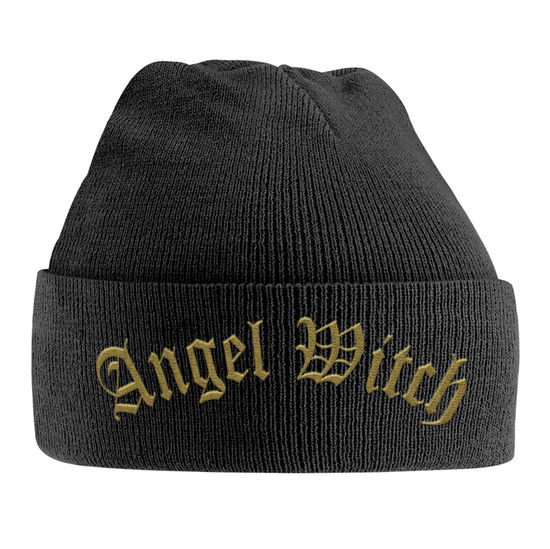 Cover for Angel Witch · Gold Logo (Embroidered) (Beanie) [Black edition] (2019)