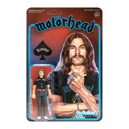 Motorhead Reaction Figure - Lemmy (Skull Pile Shirt) - Motörhead - Fanituote - SUPER 7 - 0840049809574 - tiistai 23. helmikuuta 2021