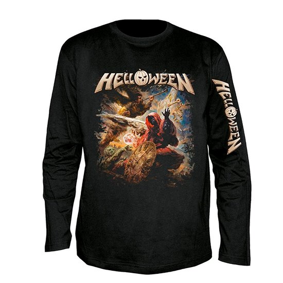 Helloween: Helloween Cover (Maglia Manica Lunga Unisex Tg. L) - Helloween - Koopwaar - ATOMIC FIRE - 4063561041574 - 18 november 2022