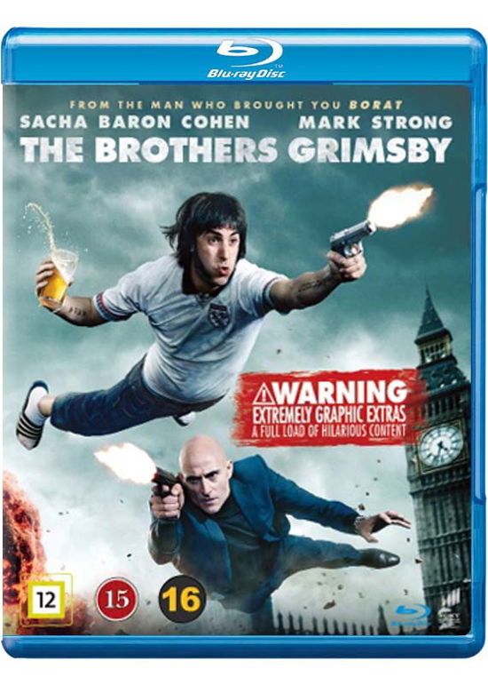 Cover for Sacha Baron Cohen / Mark Strong · The Brothers Grimsby (Blu-Ray) (2016)