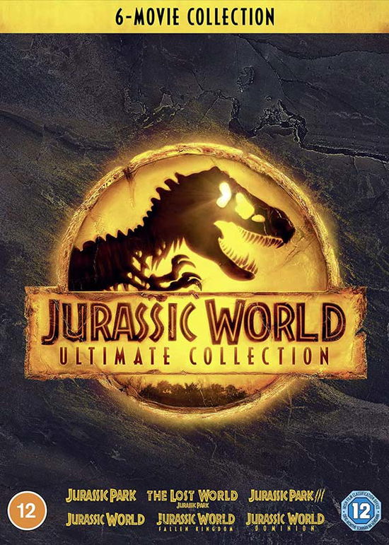 Jurassic World Ultimate Collection (6 Films) - Jurassic Park 16 DVD - Películas - Universal Pictures - 5053083251574 - 26 de septiembre de 2022