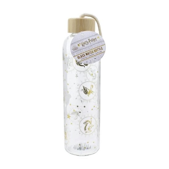 Paladone Harry Potter Glass Water Bottle (Merchandise) - Paladone - Produtos - Paladone - 5055964769574 - 28 de novembro de 2022