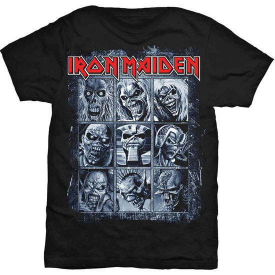 Iron Maiden Unisex T-Shirt: Nine Eddies - Iron Maiden - Koopwaar - Global - Apparel - 5055979916574 - 