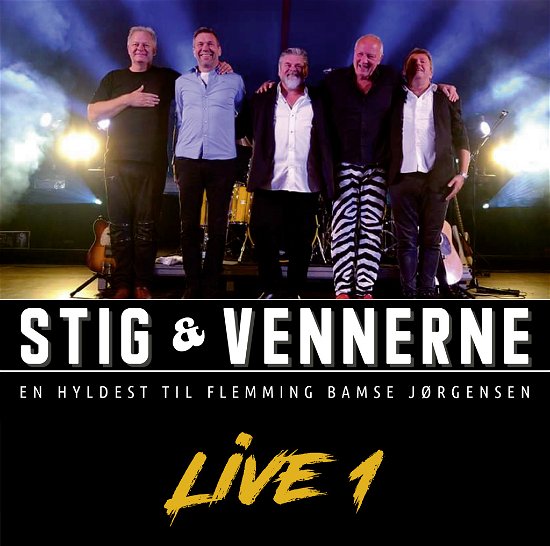 Cover for Stig &amp; Vennerne - en Hyldest til Flemming Bamse Jørgensen Live 1 (CD) (2020)