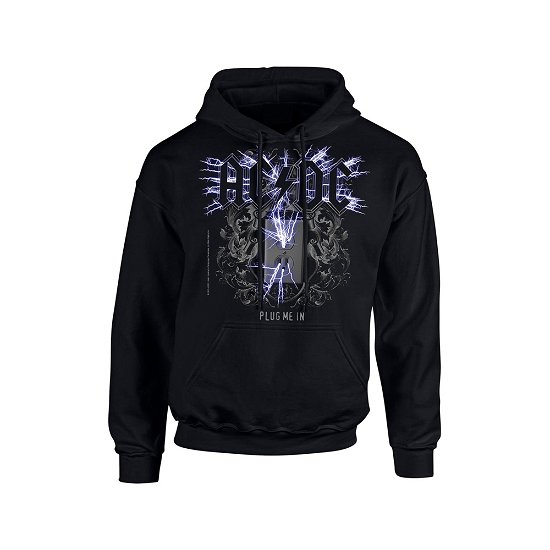 Cover for AC/DC · Plug Me in (Hoodie) [size XL] [Black edition] (2020)