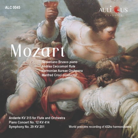 Cover for Brusco, Sebastiano / Ceccomori, Andrea / Harmoniae · Mozart: Andante for Flute and Orchestra Kv 315 / Piano (CD) (2021)